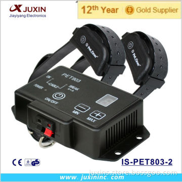 Newest Dog Electronic Fence with LED and Rechargeable Collar for 2 dogs